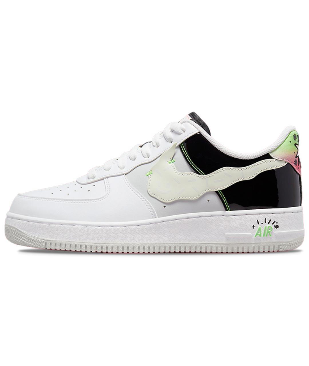 NIKE Белые кожаные низкие кроссовки / кеды, фото 2