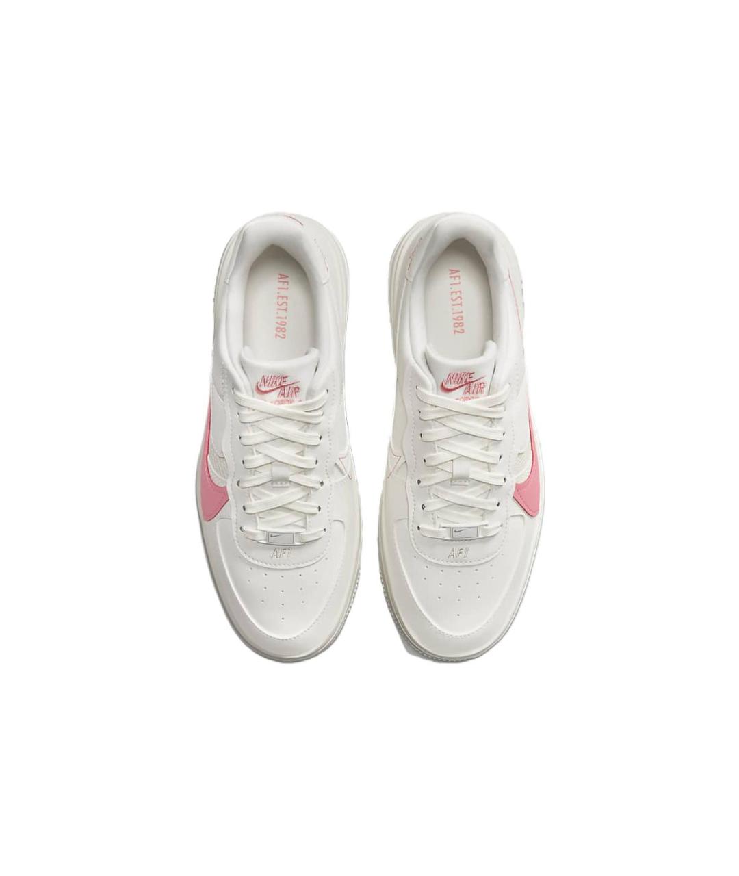 NIKE Белые кожаные кроссовки, фото 5