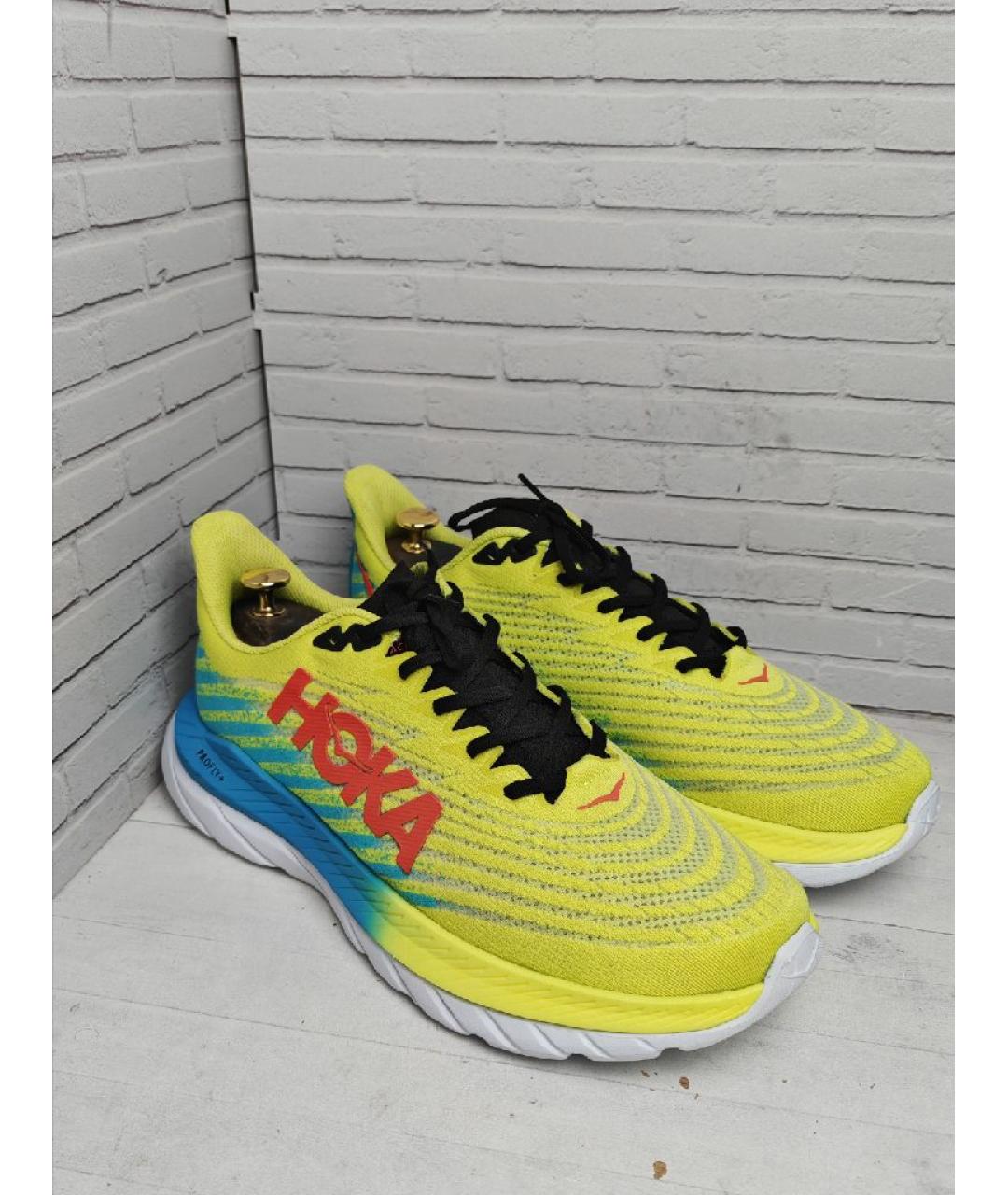 HOKA Желтые низкие кроссовки / кеды, фото 3