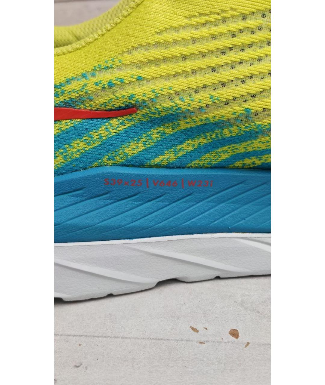 HOKA Желтые низкие кроссовки / кеды, фото 8