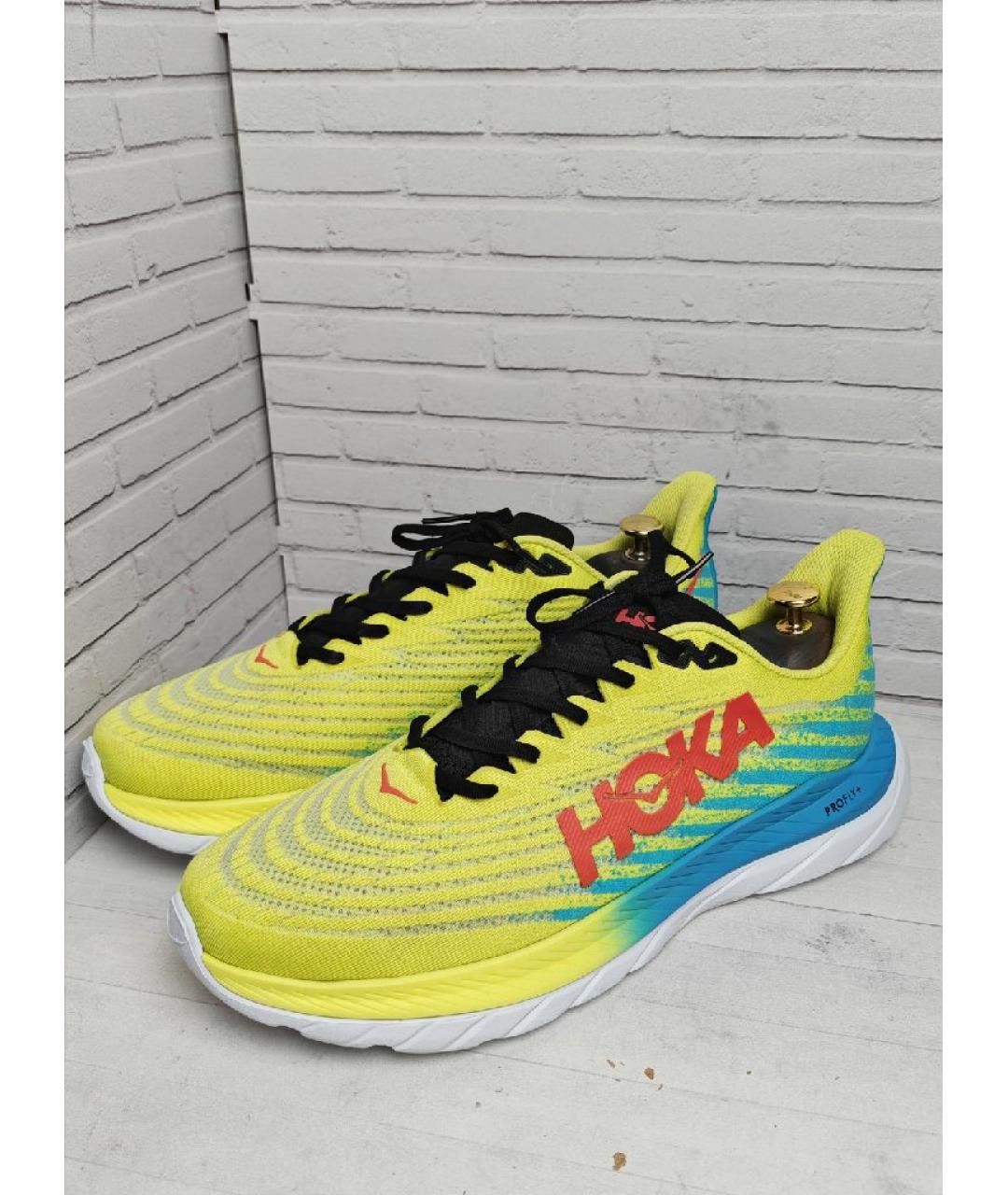 HOKA Желтые низкие кроссовки / кеды, фото 2