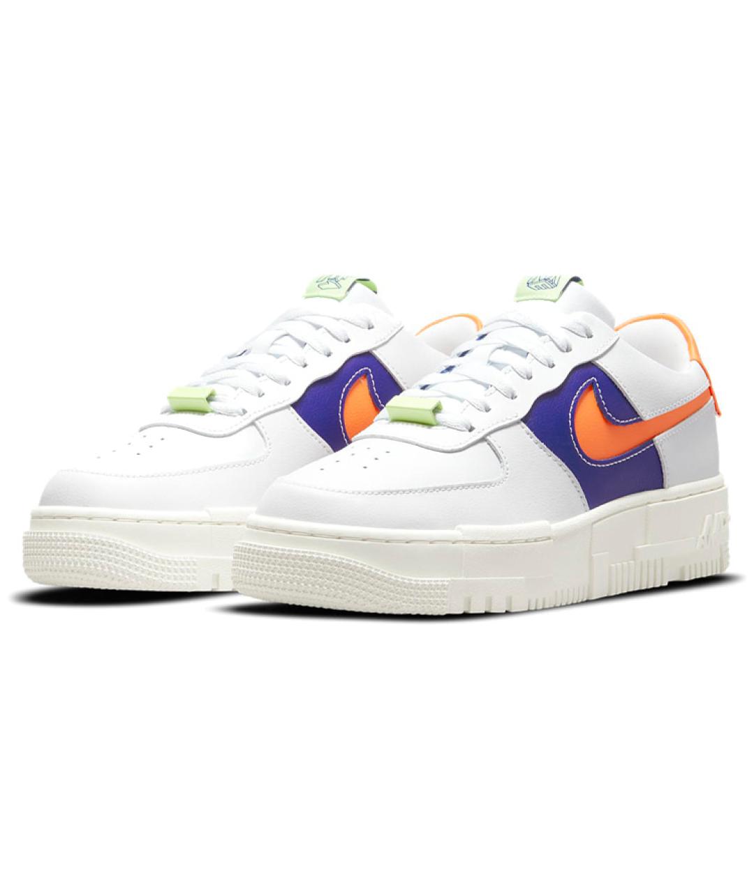 NIKE Белые кожаные кроссовки, фото 4