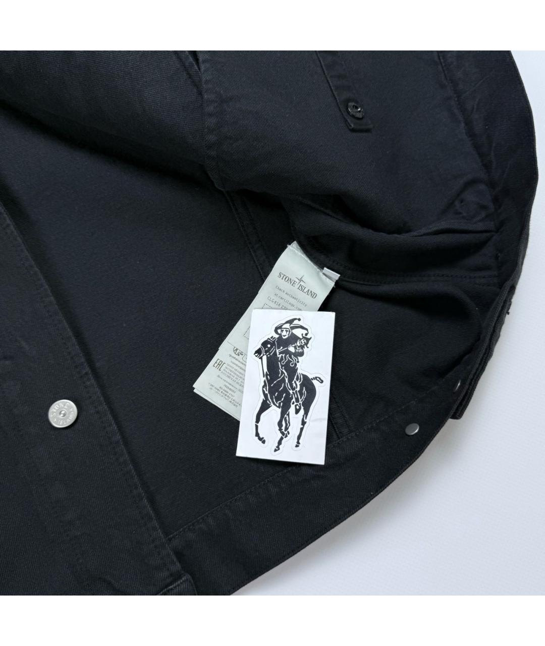 STONE ISLAND Черная куртка, фото 6