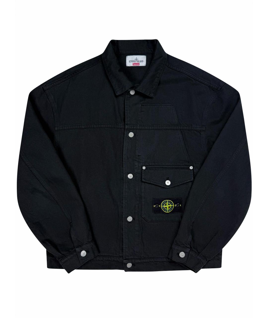 STONE ISLAND Черная куртка, фото 1