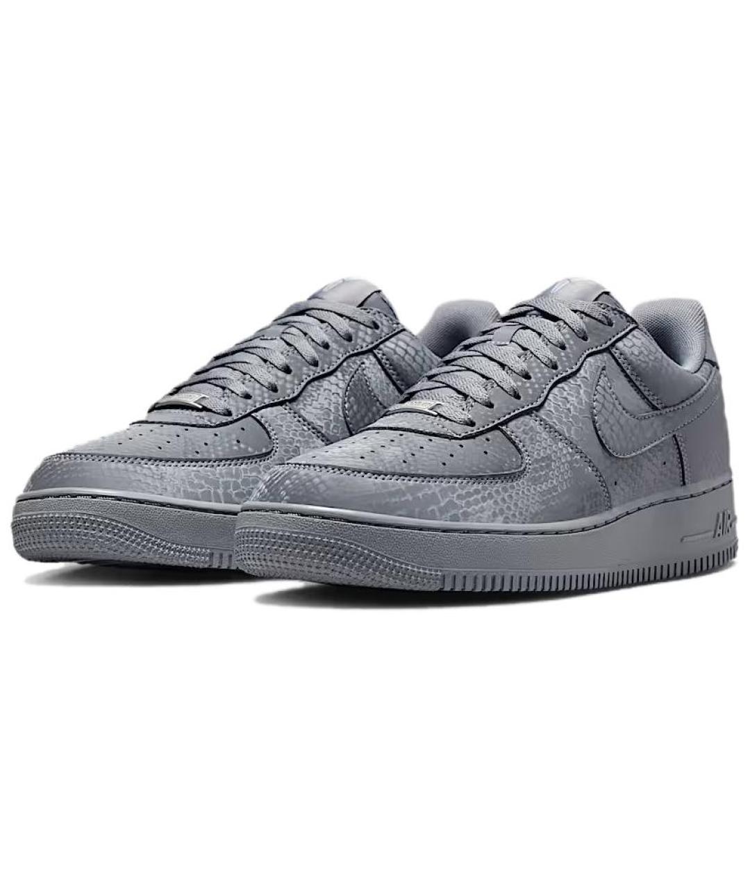 NIKE Серые низкие кроссовки / кеды, фото 4
