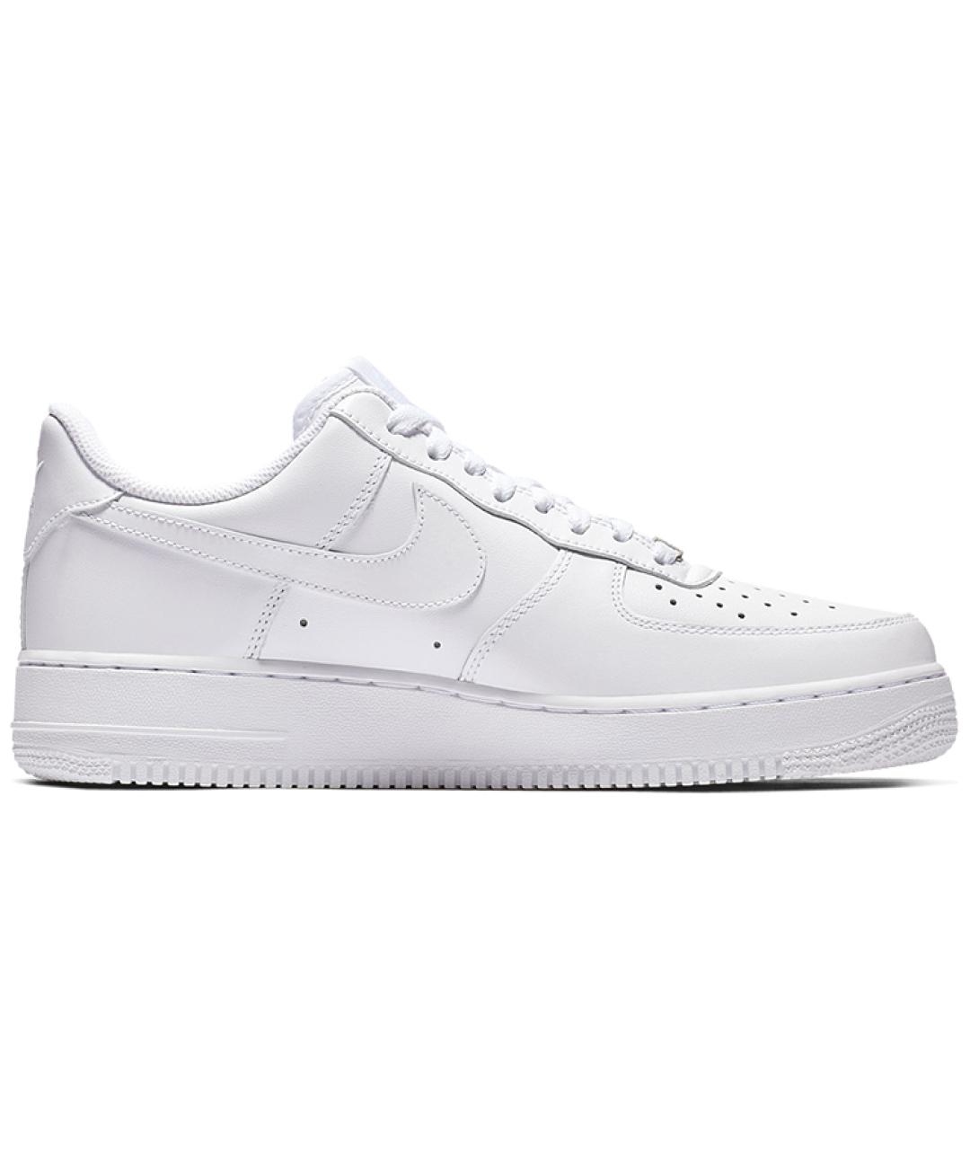 NIKE Белые кожаные кроссовки, фото 2