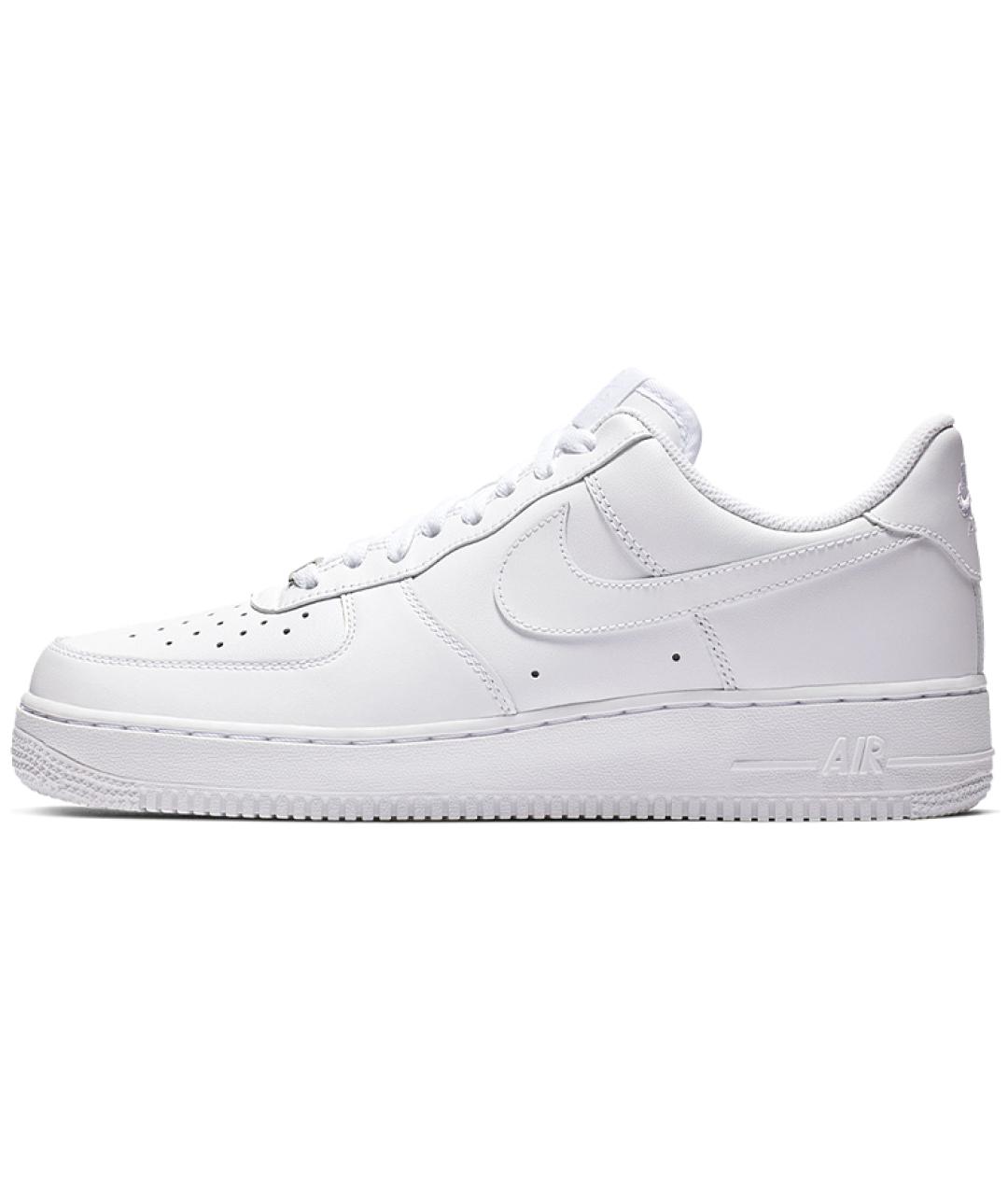 NIKE Белые кожаные кроссовки, фото 3