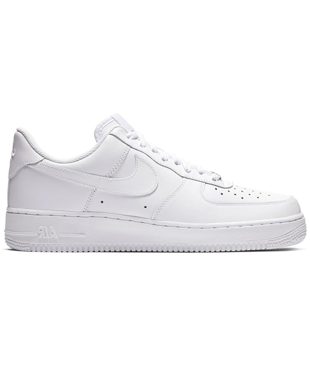 NIKE Белые кожаные кроссовки, фото 1