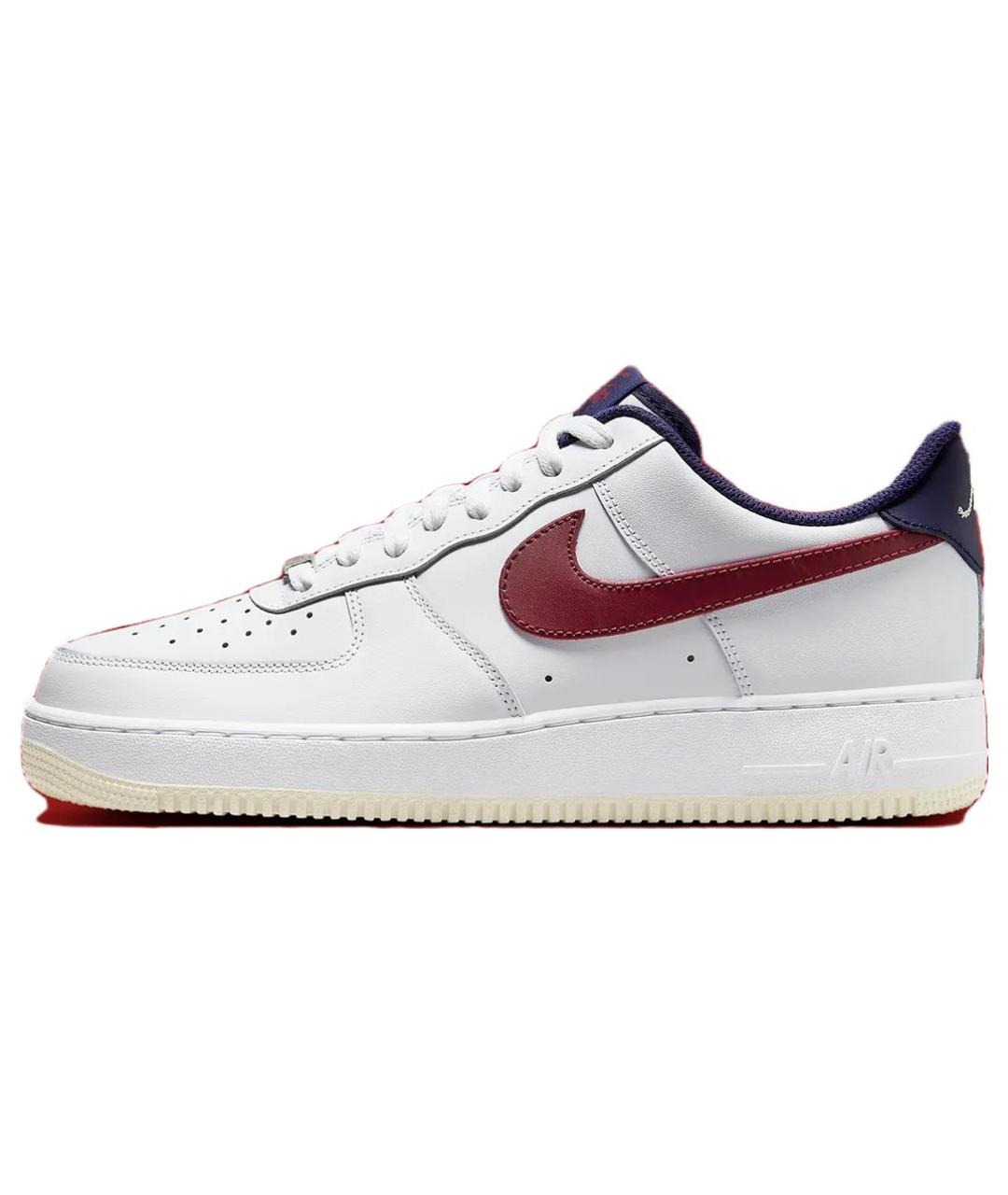 NIKE Белые кожаные низкие кроссовки / кеды, фото 2