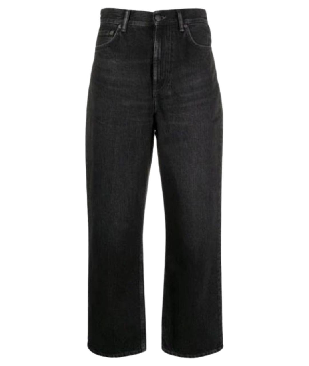 ACNE STUDIOS Черные прямые джинсы, фото 1