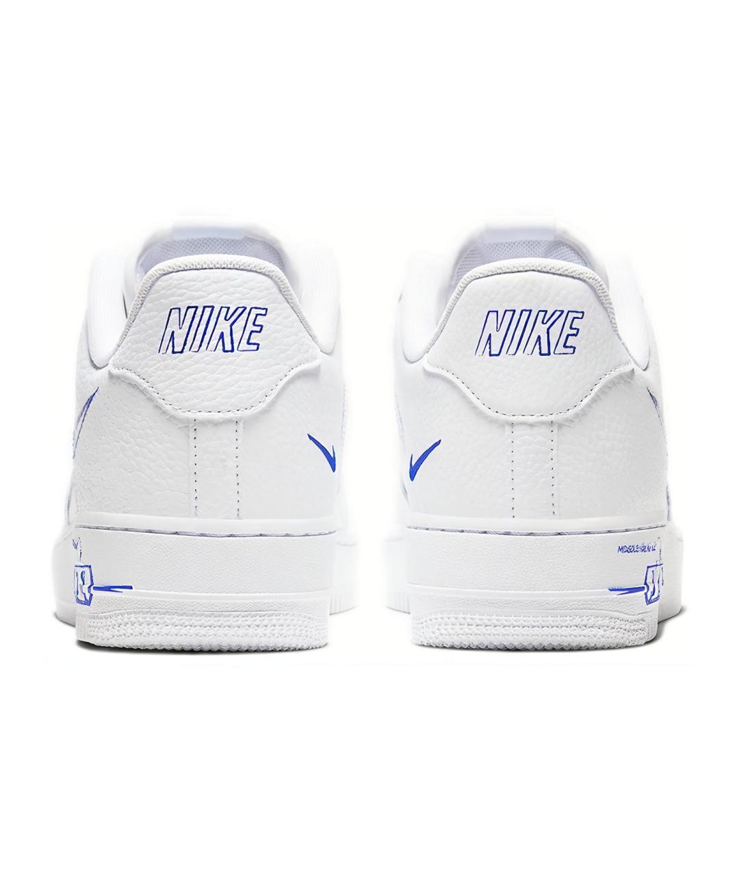 NIKE Белые кожаные кроссовки, фото 5