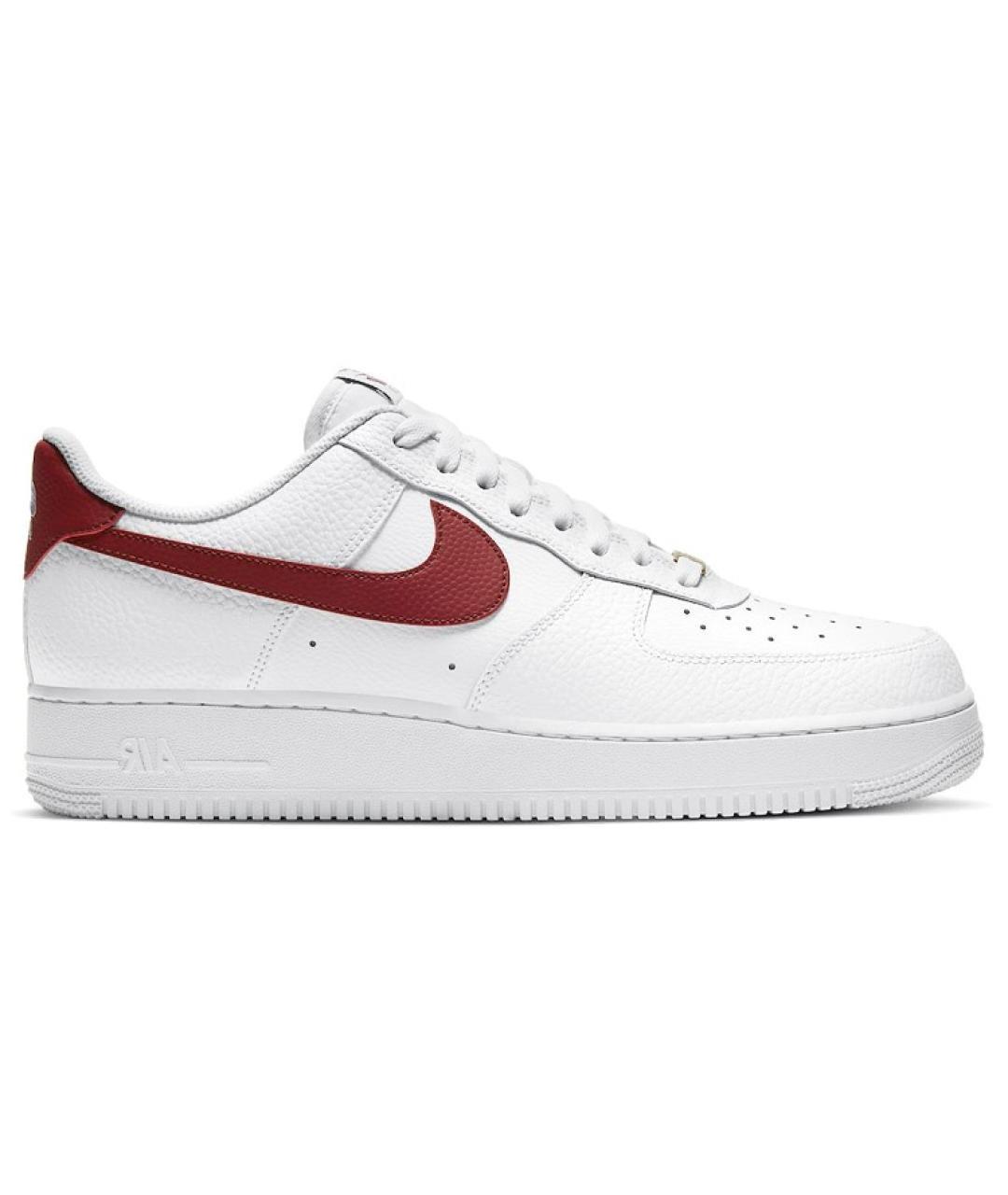 NIKE Белые кожаные низкие кроссовки / кеды, фото 1