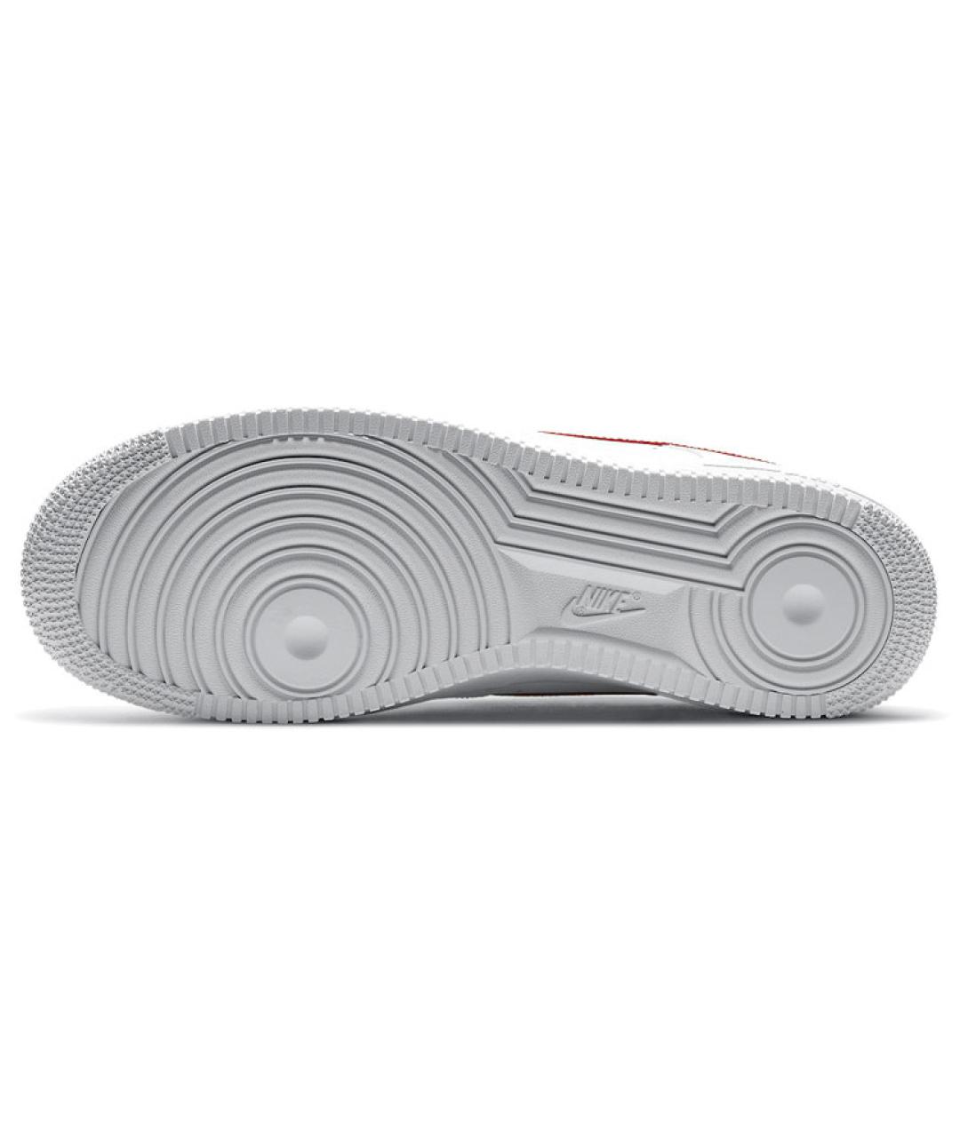 NIKE Белые кожаные низкие кроссовки / кеды, фото 6