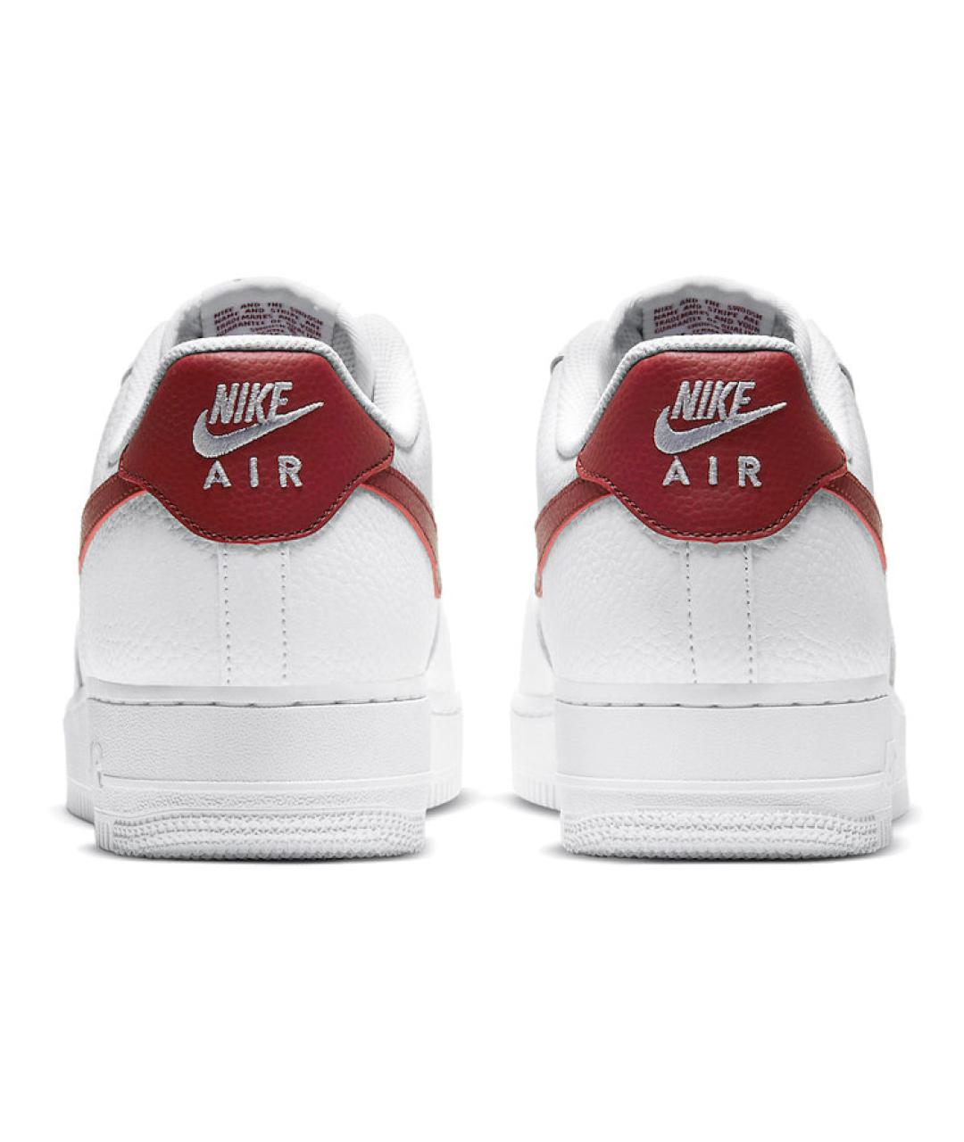 NIKE Белые кожаные низкие кроссовки / кеды, фото 5