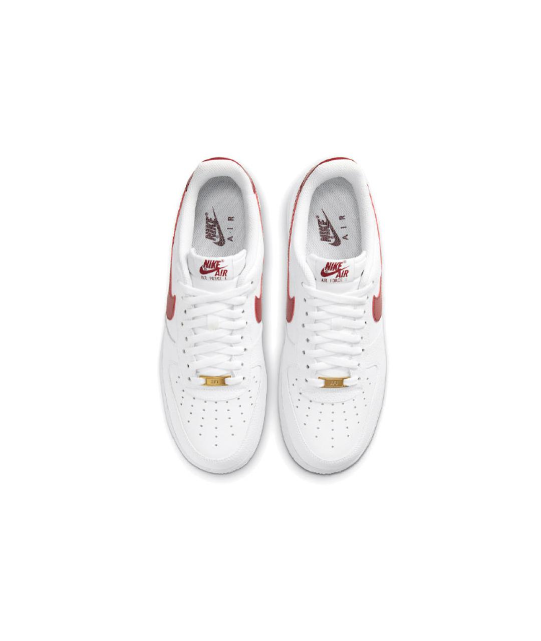 NIKE Белые кожаные низкие кроссовки / кеды, фото 4