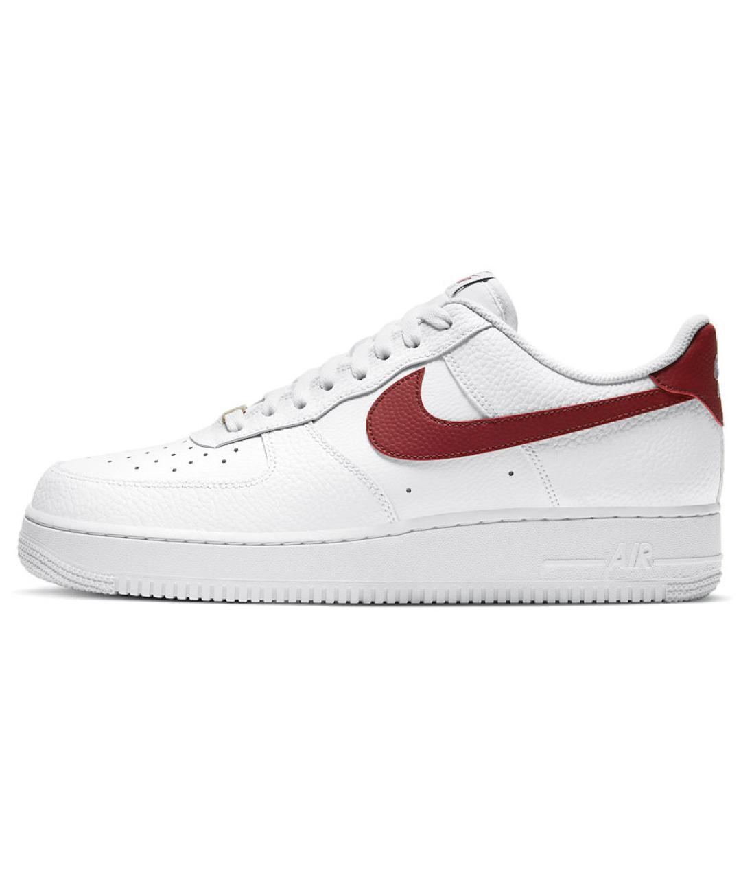 NIKE Белые кожаные низкие кроссовки / кеды, фото 2
