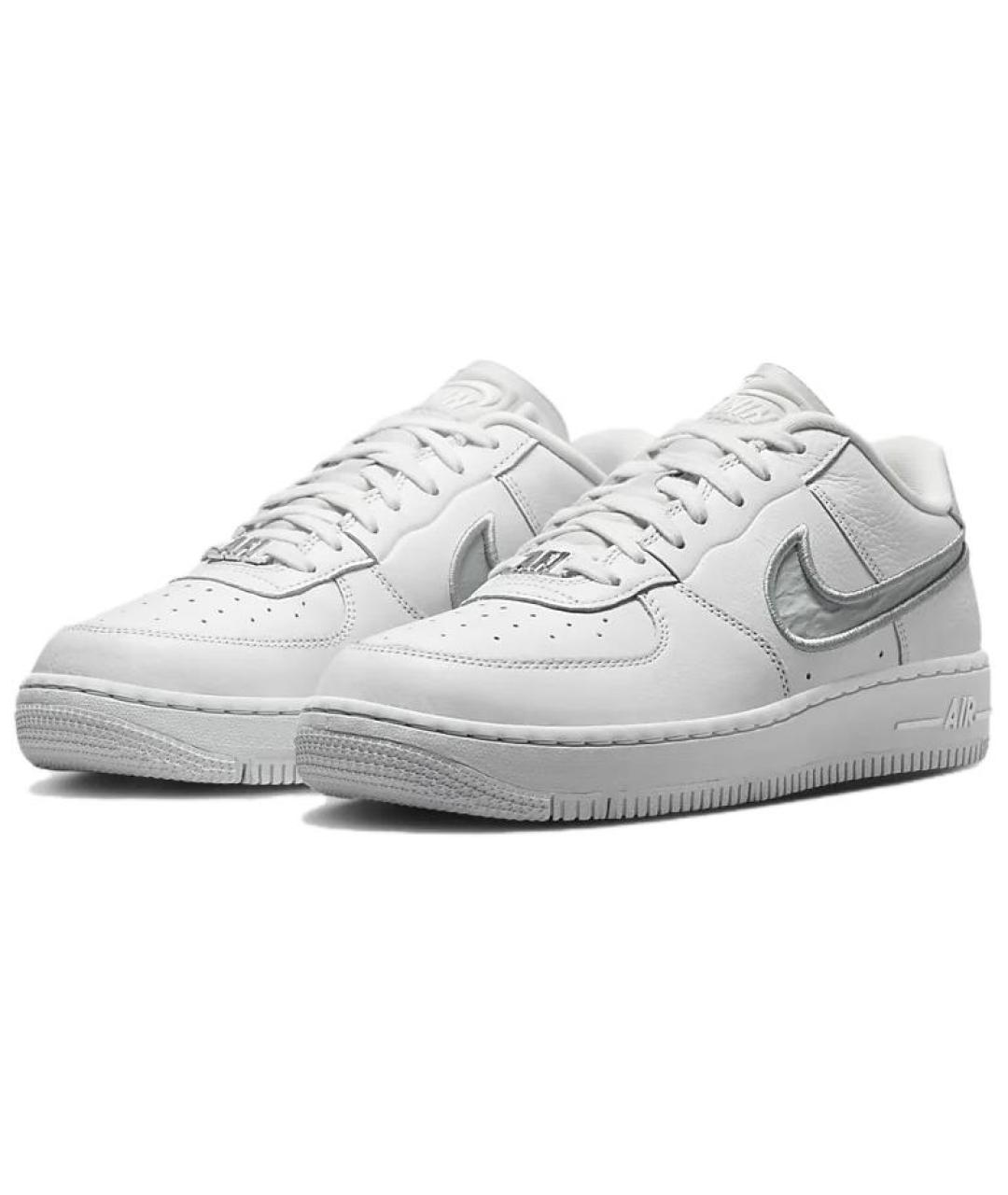 NIKE Белые кожаные кроссовки, фото 3