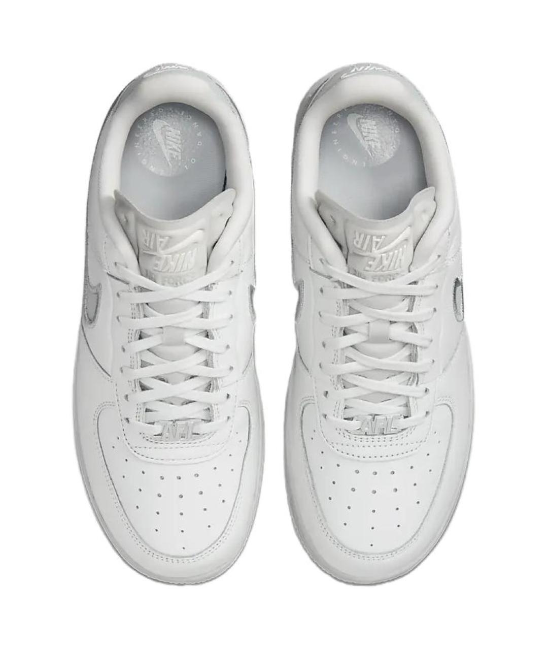NIKE Белые кожаные кроссовки, фото 4