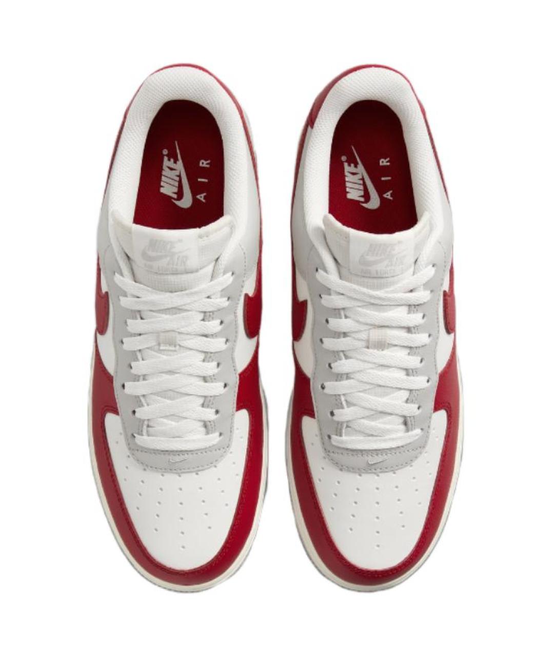 NIKE Белые кожаные низкие кроссовки / кеды, фото 5