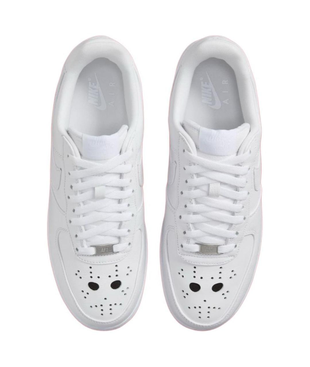 NIKE Белые кожаные кроссовки, фото 4