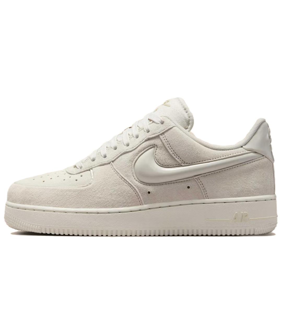 NIKE Бежевые кожаные кроссовки, фото 5