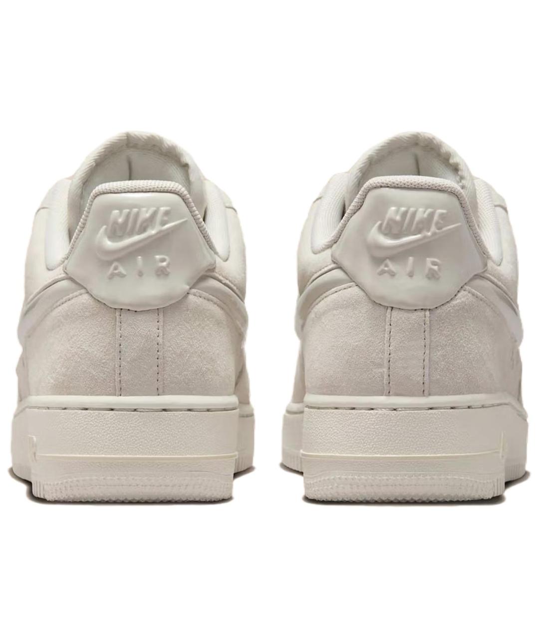 NIKE Бежевые кожаные кроссовки, фото 4