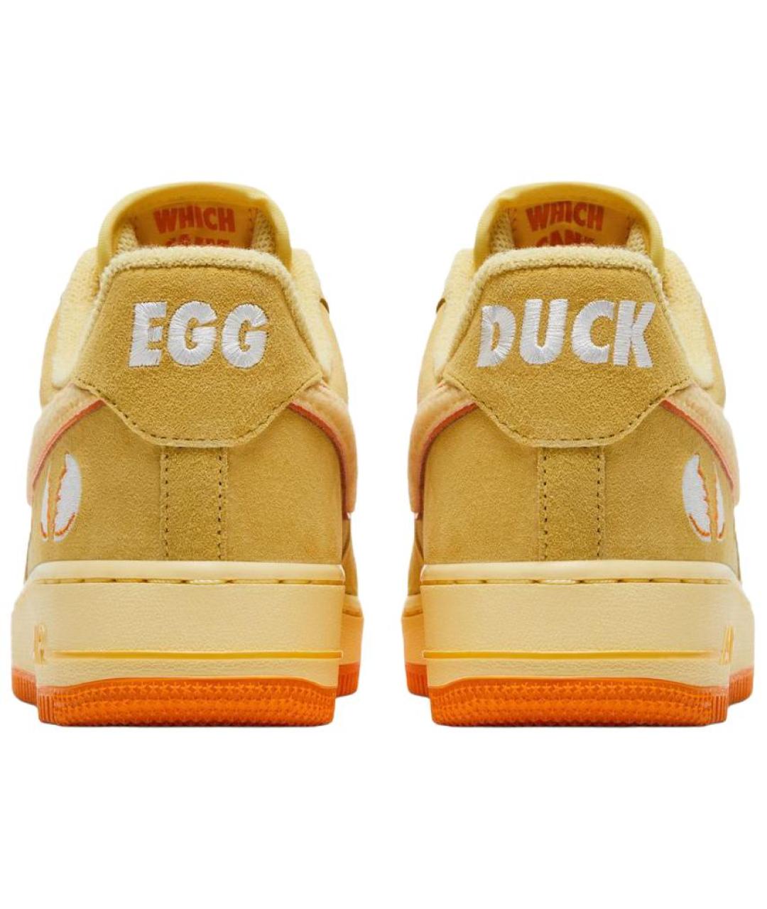 NIKE Желтые кожаные кроссовки, фото 4