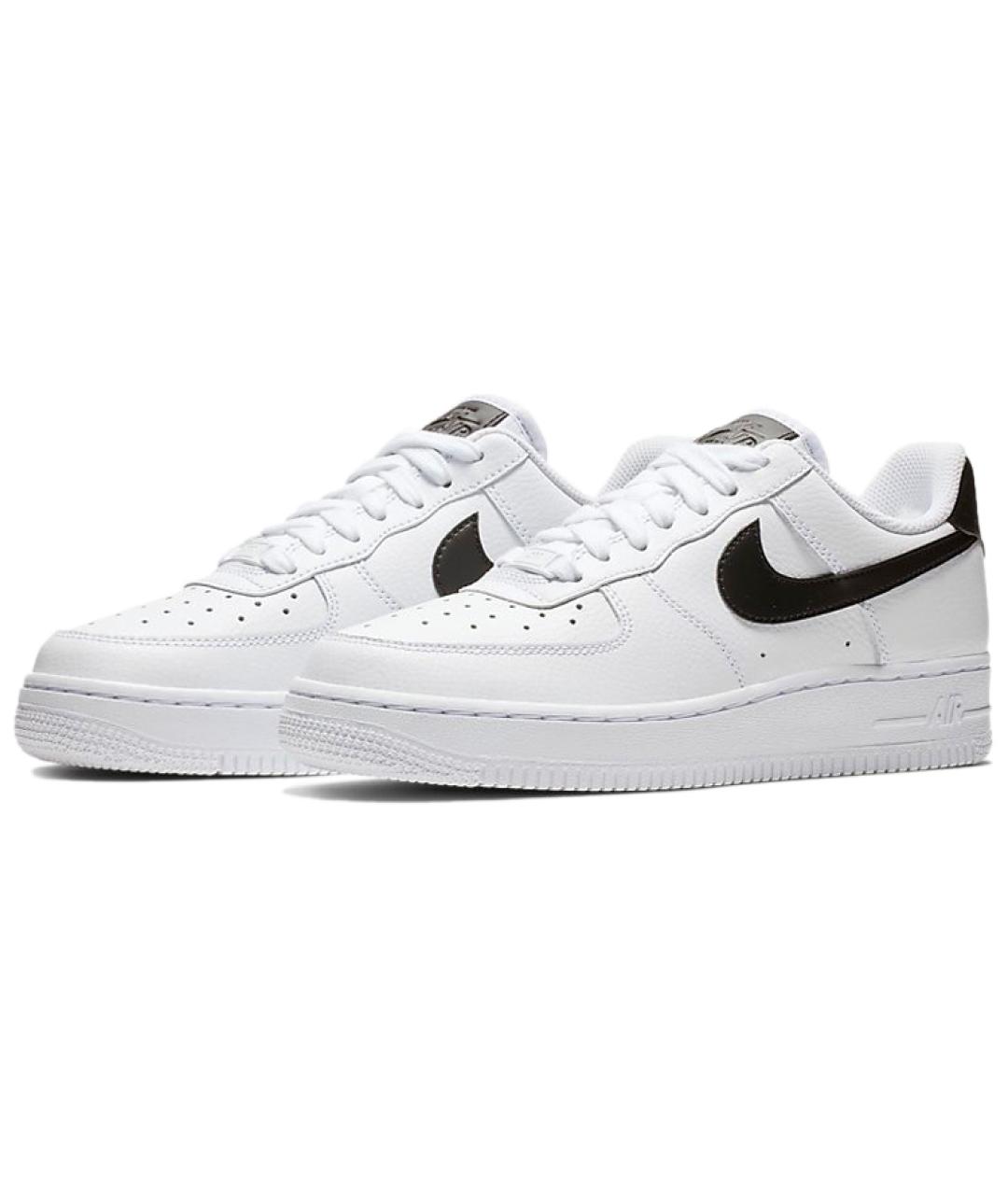 NIKE Белые кожаные кроссовки, фото 4