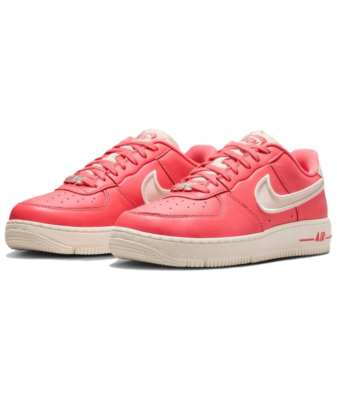 NIKE Красные кожаные кроссовки, фото 4