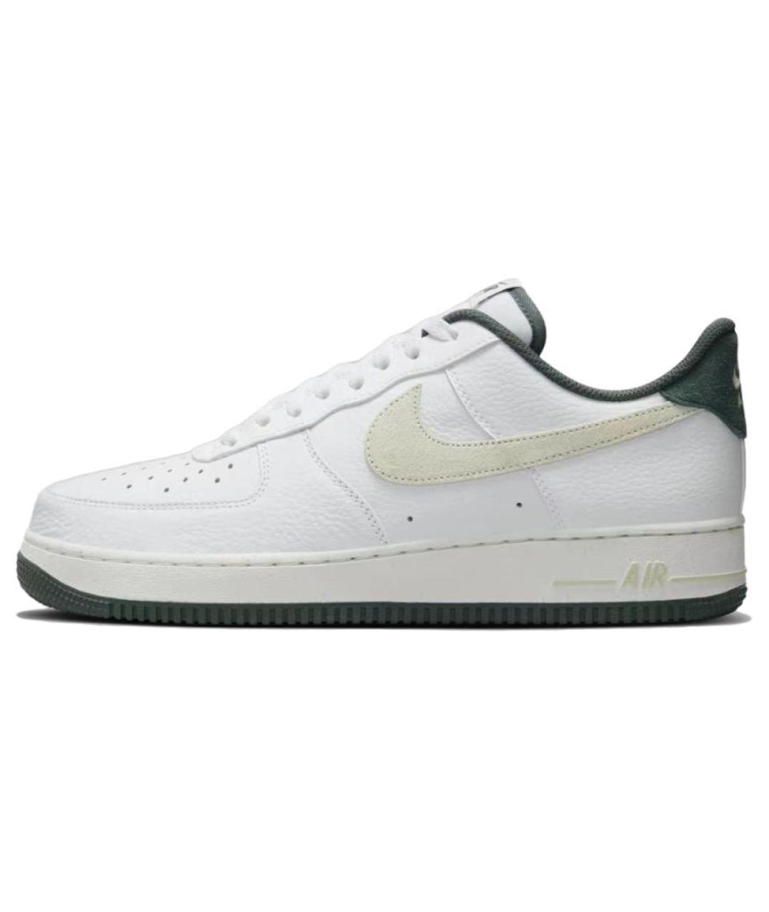 NIKE Белые кожаные низкие кроссовки / кеды, фото 2