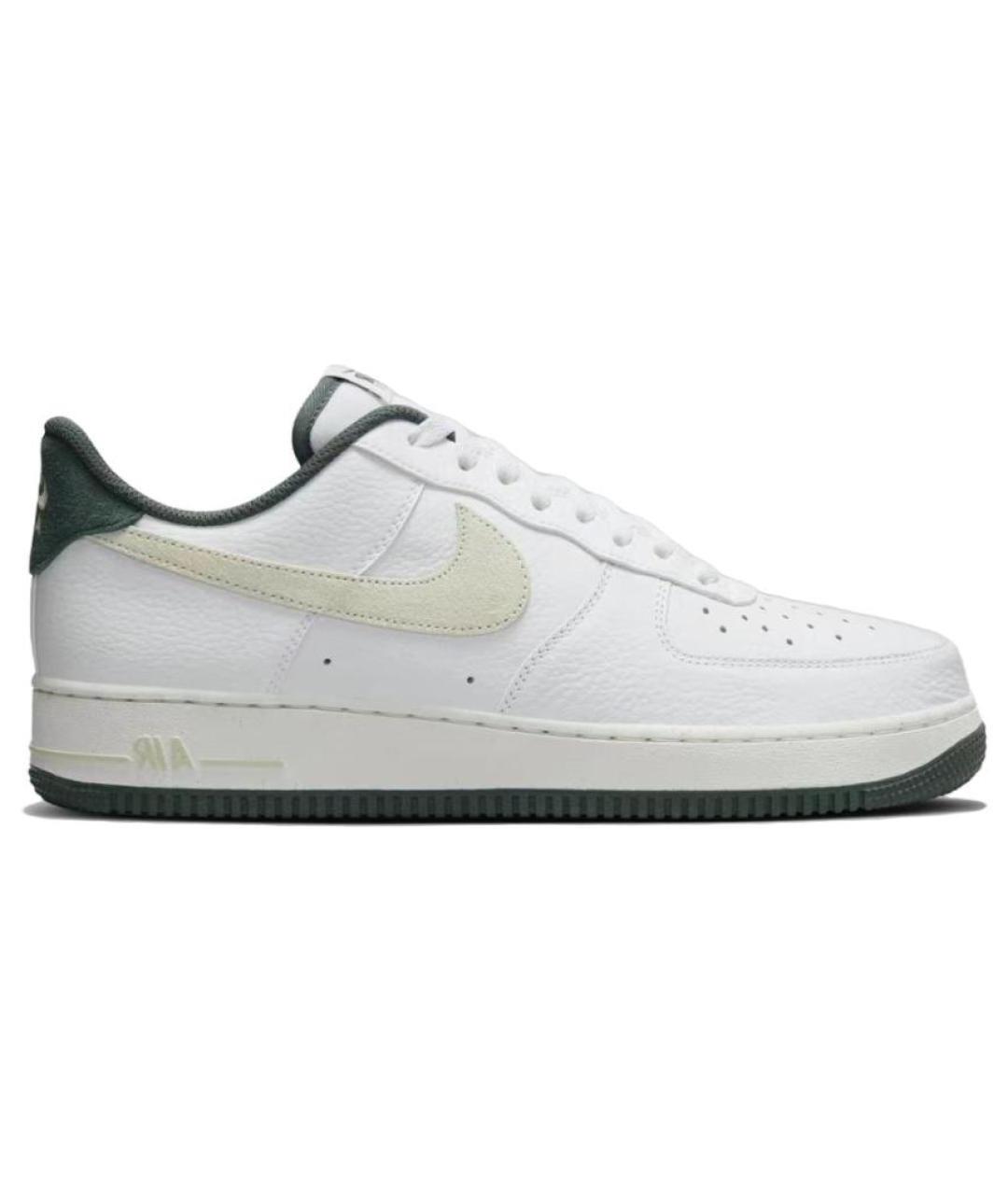 NIKE Белые кожаные низкие кроссовки / кеды, фото 1