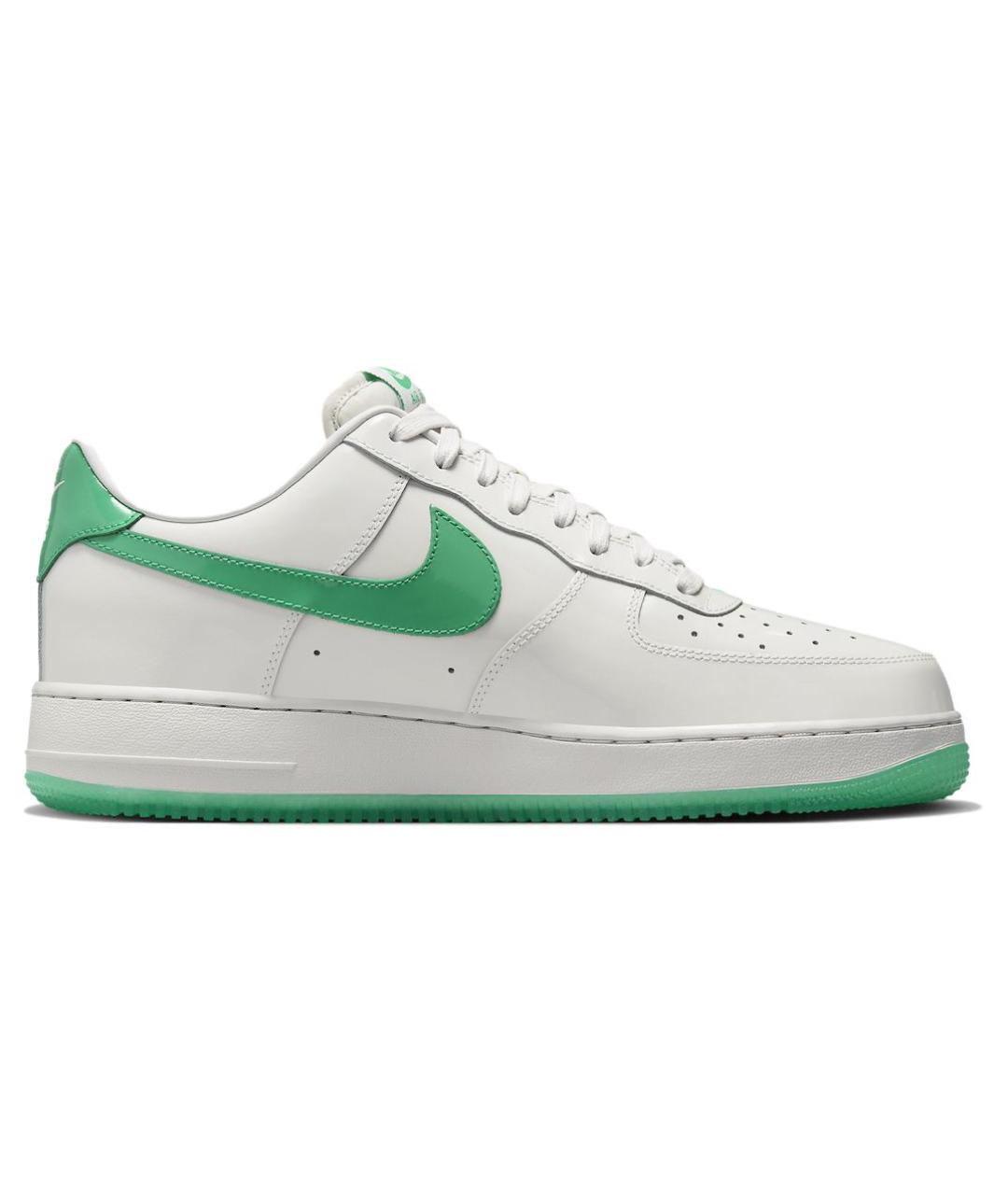 NIKE Белые кожаные низкие кроссовки / кеды, фото 3