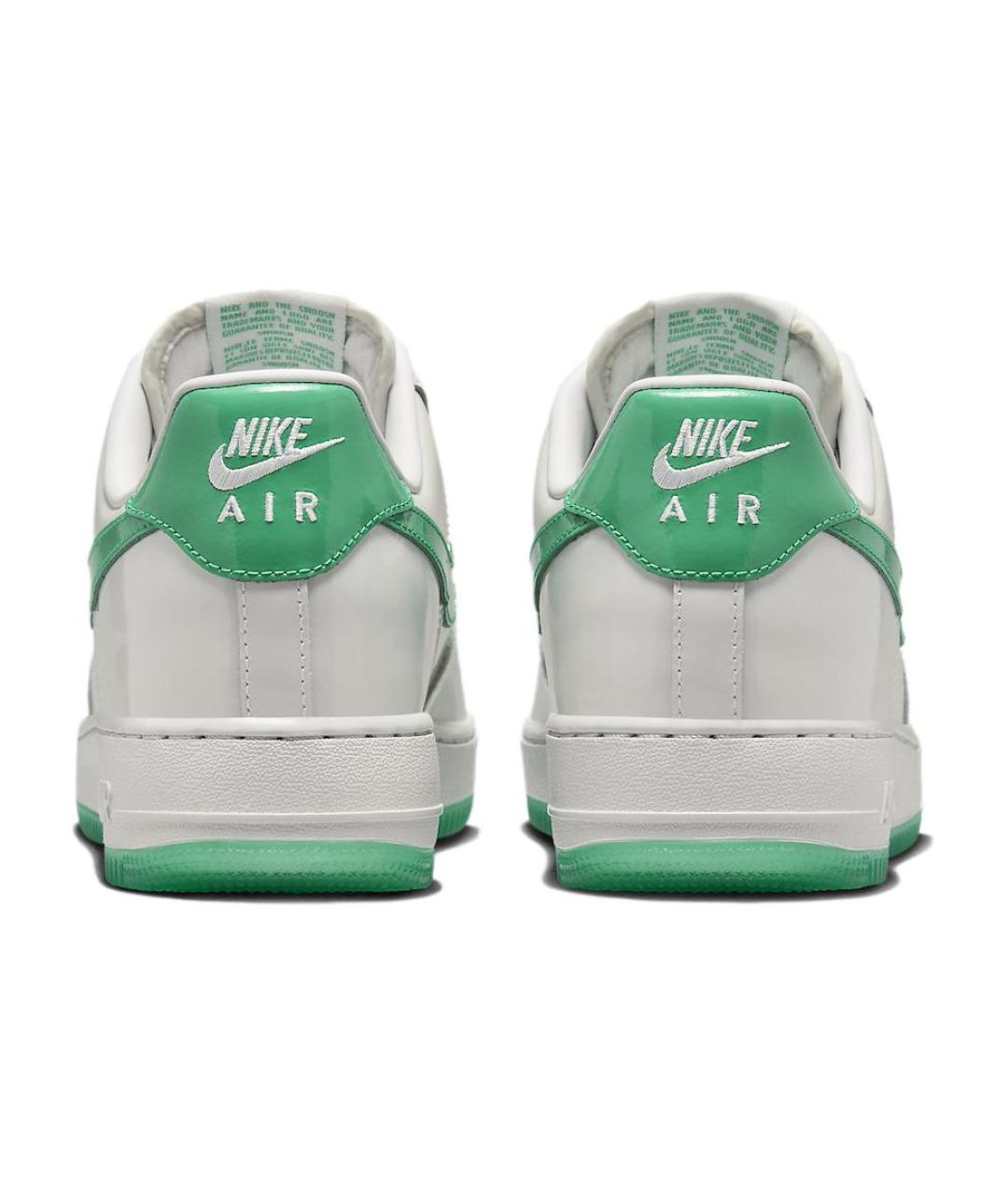 NIKE Белые кожаные низкие кроссовки / кеды, фото 6