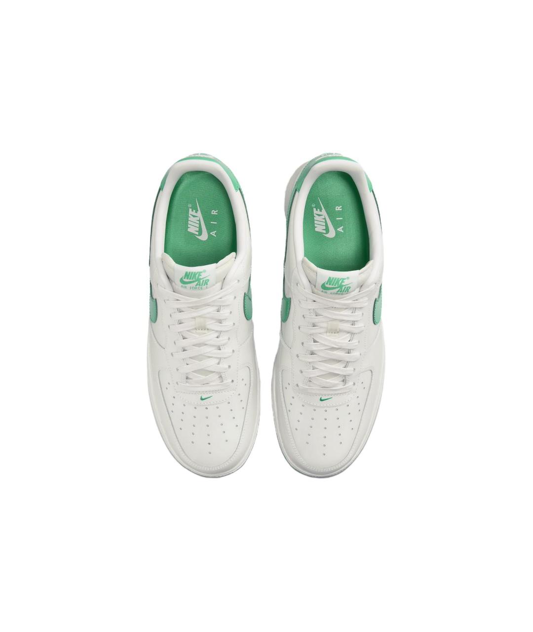 NIKE Белые кожаные низкие кроссовки / кеды, фото 5