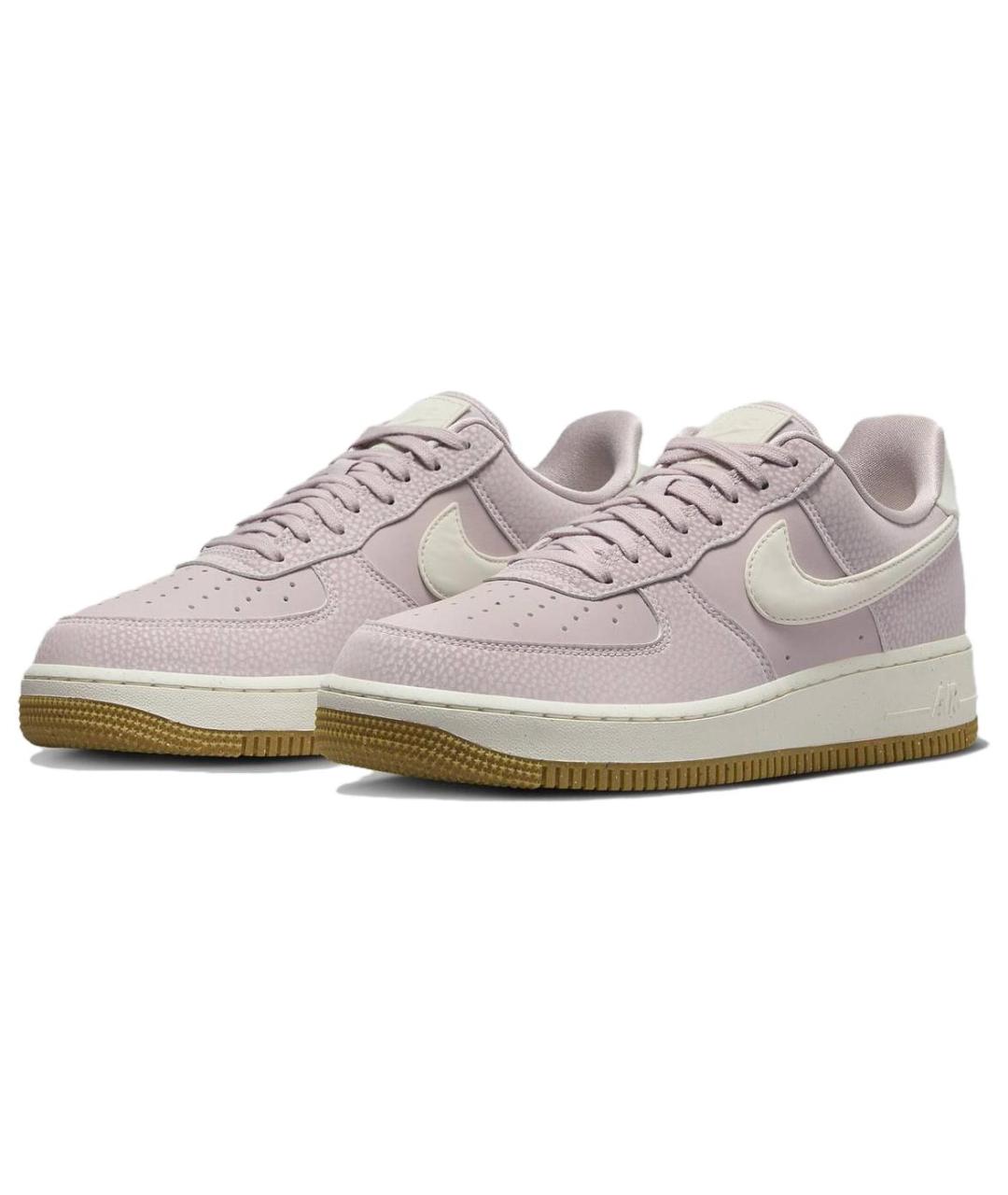 NIKE Розовые кожаные кроссовки, фото 4