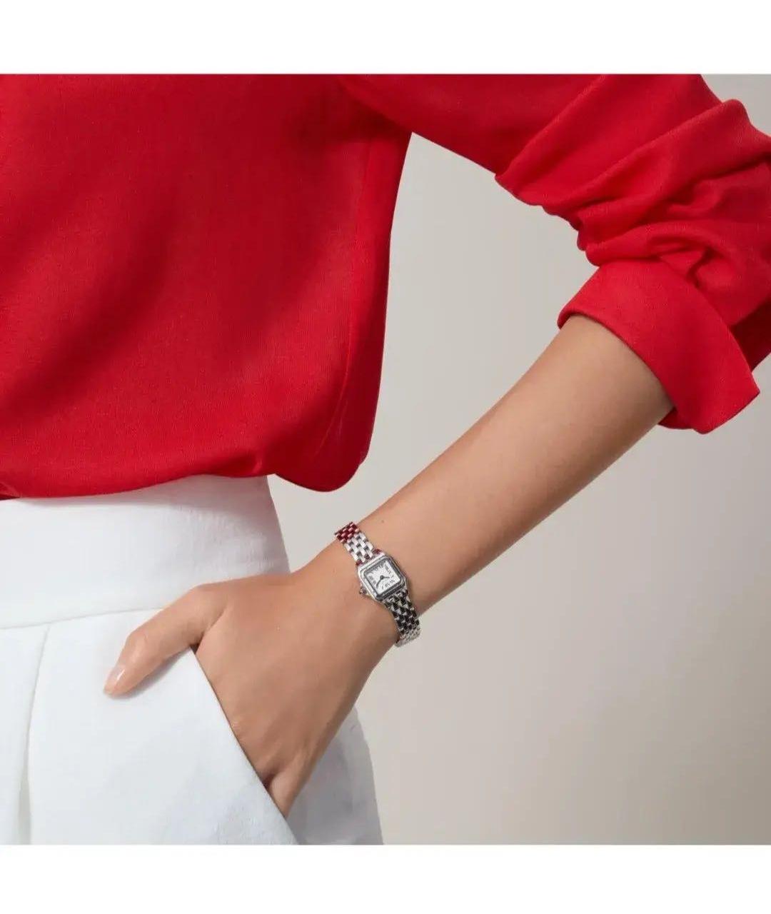 CARTIER Серебряные часы, фото 3