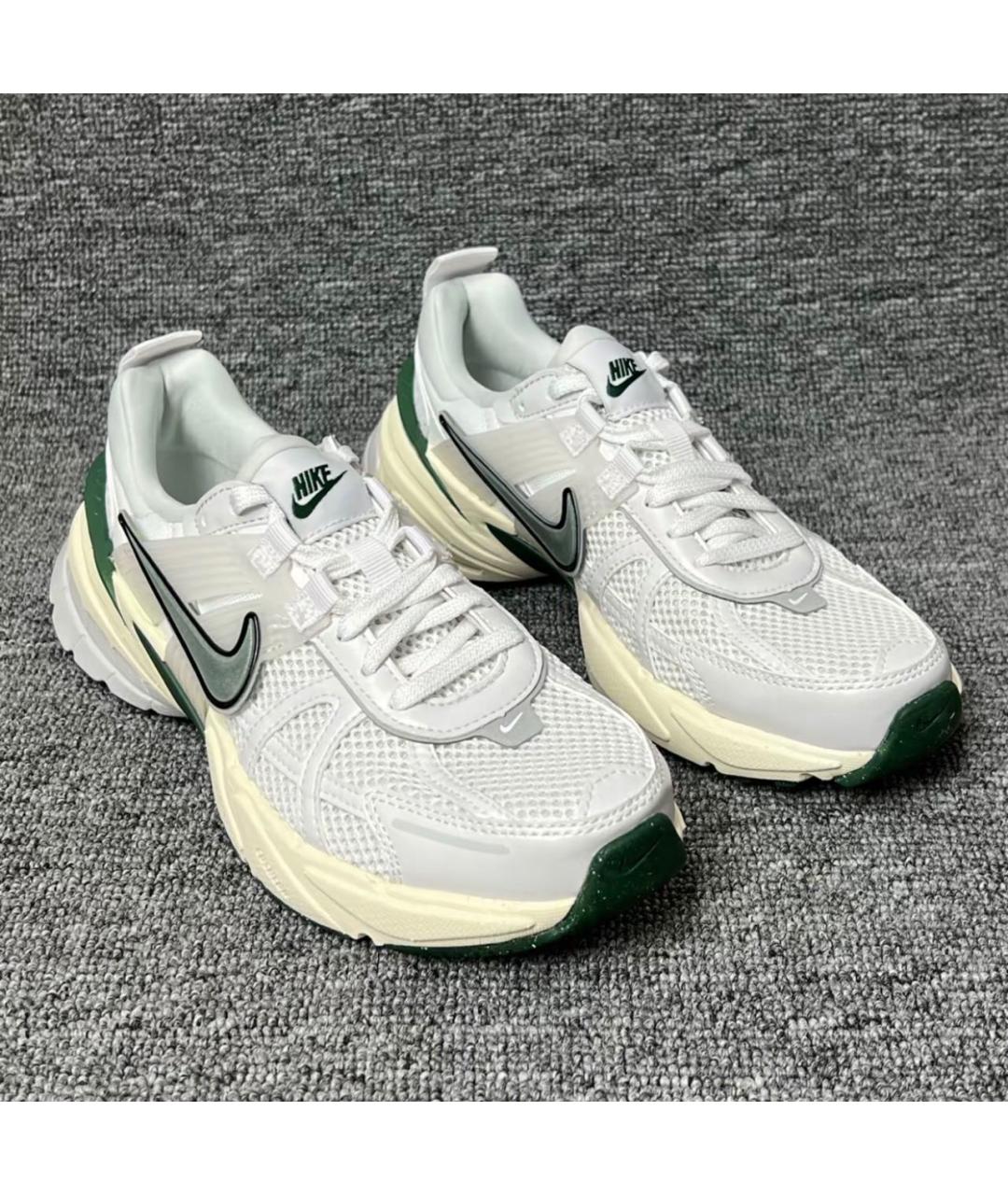 NIKE Белые текстильные кроссовки, фото 3