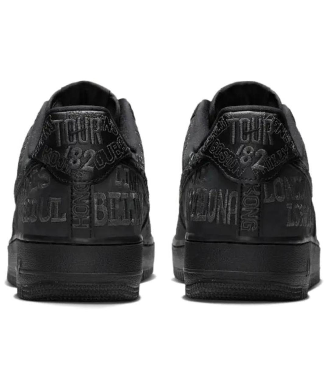 NIKE Черные кожаные кроссовки, фото 6