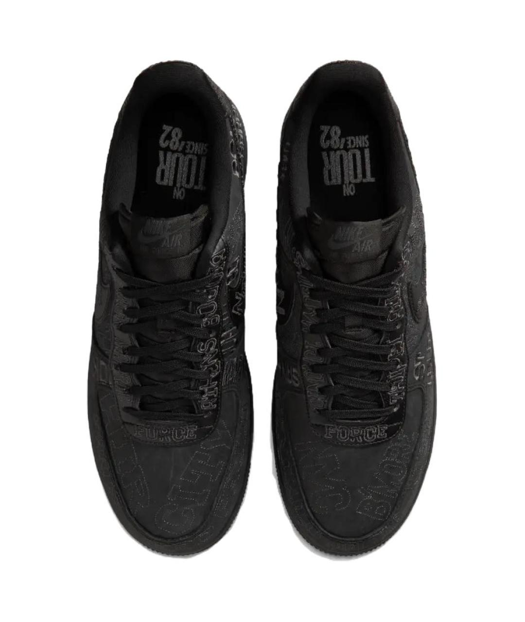 NIKE Черные кожаные кроссовки, фото 5