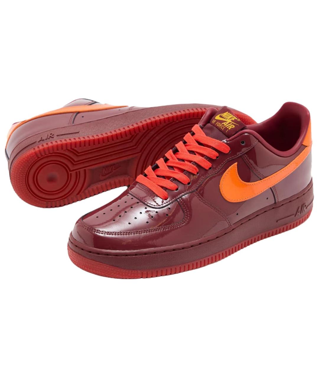 NIKE Красные низкие кроссовки / кеды, фото 5