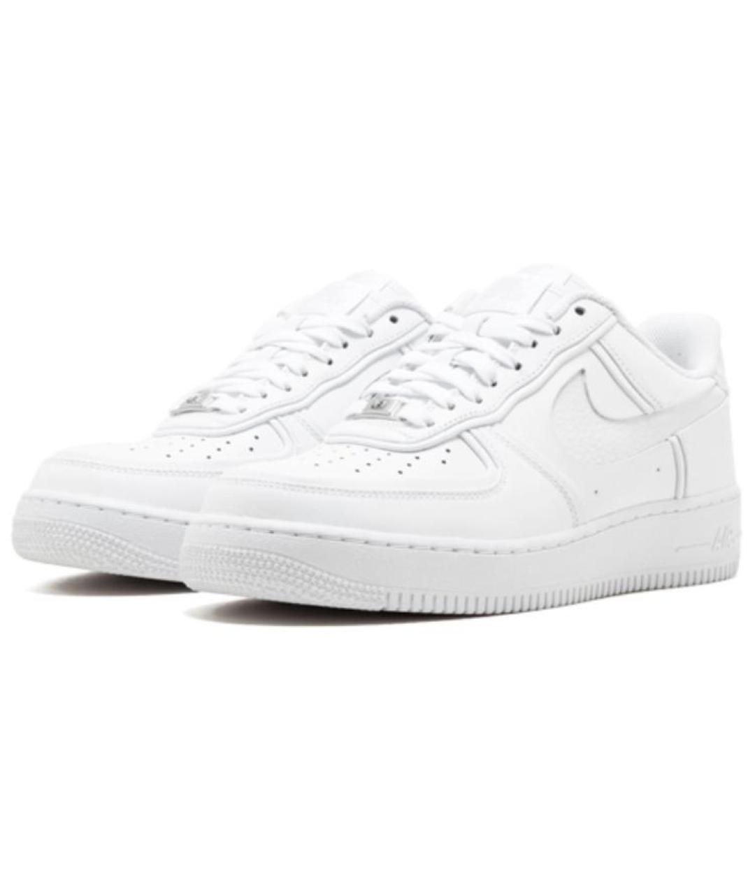 NIKE Белые кожаные кроссовки, фото 4
