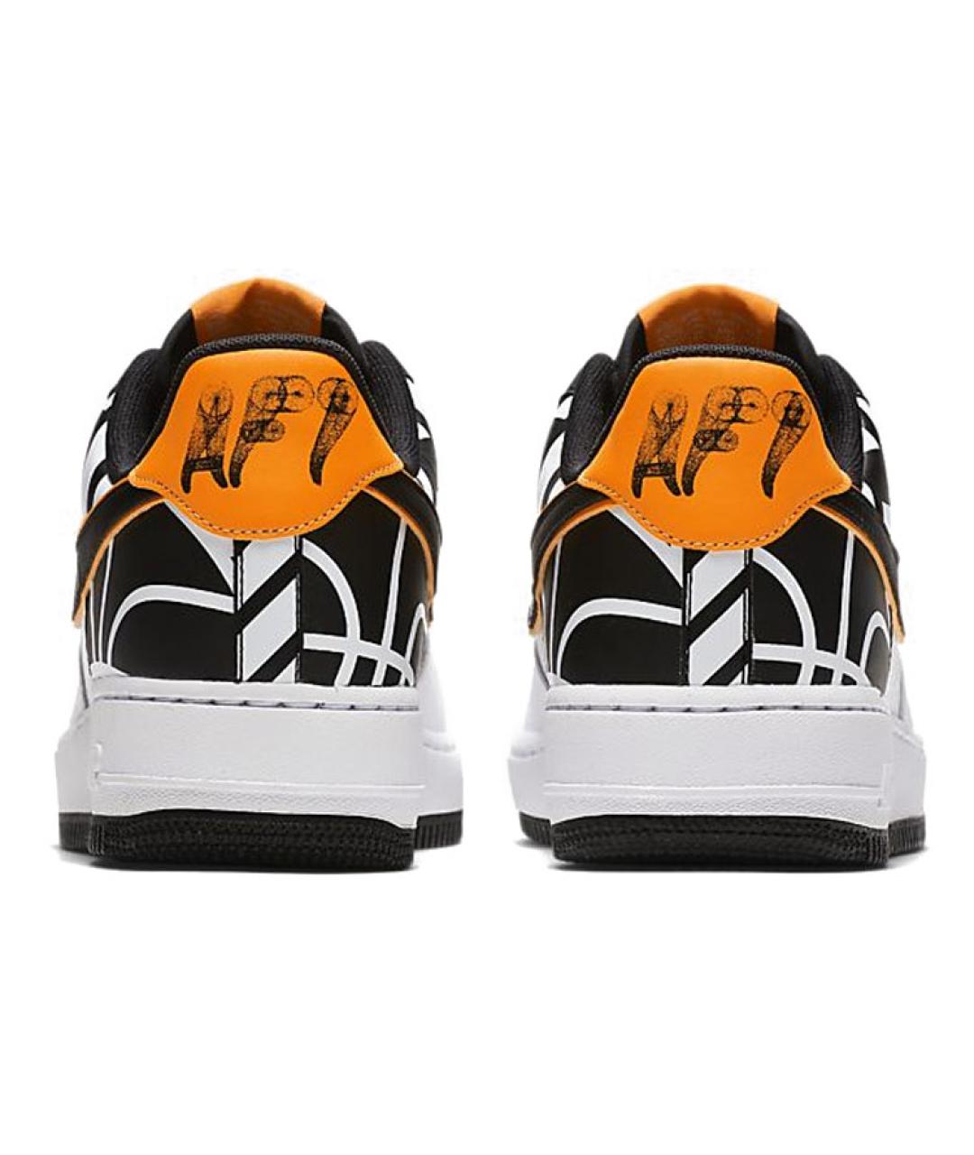 NIKE Белые кожаные низкие кроссовки / кеды, фото 5