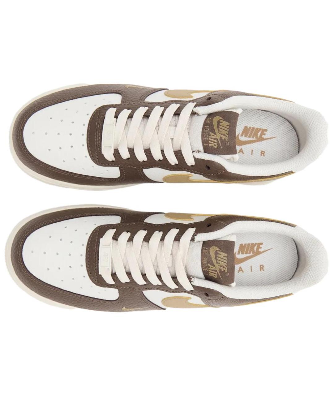 NIKE Коричневые кожаные кроссовки, фото 3