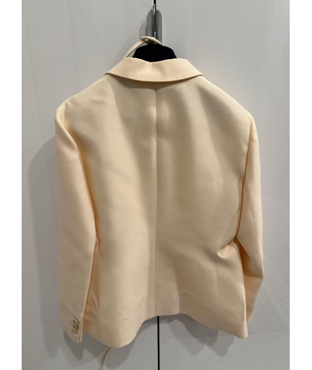 CHRISTIAN DIOR Бежевый жакет/пиджак, фото 2