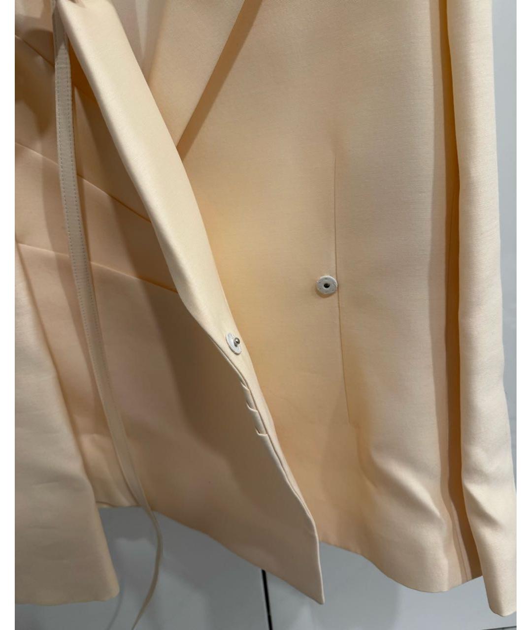 CHRISTIAN DIOR Бежевый жакет/пиджак, фото 3