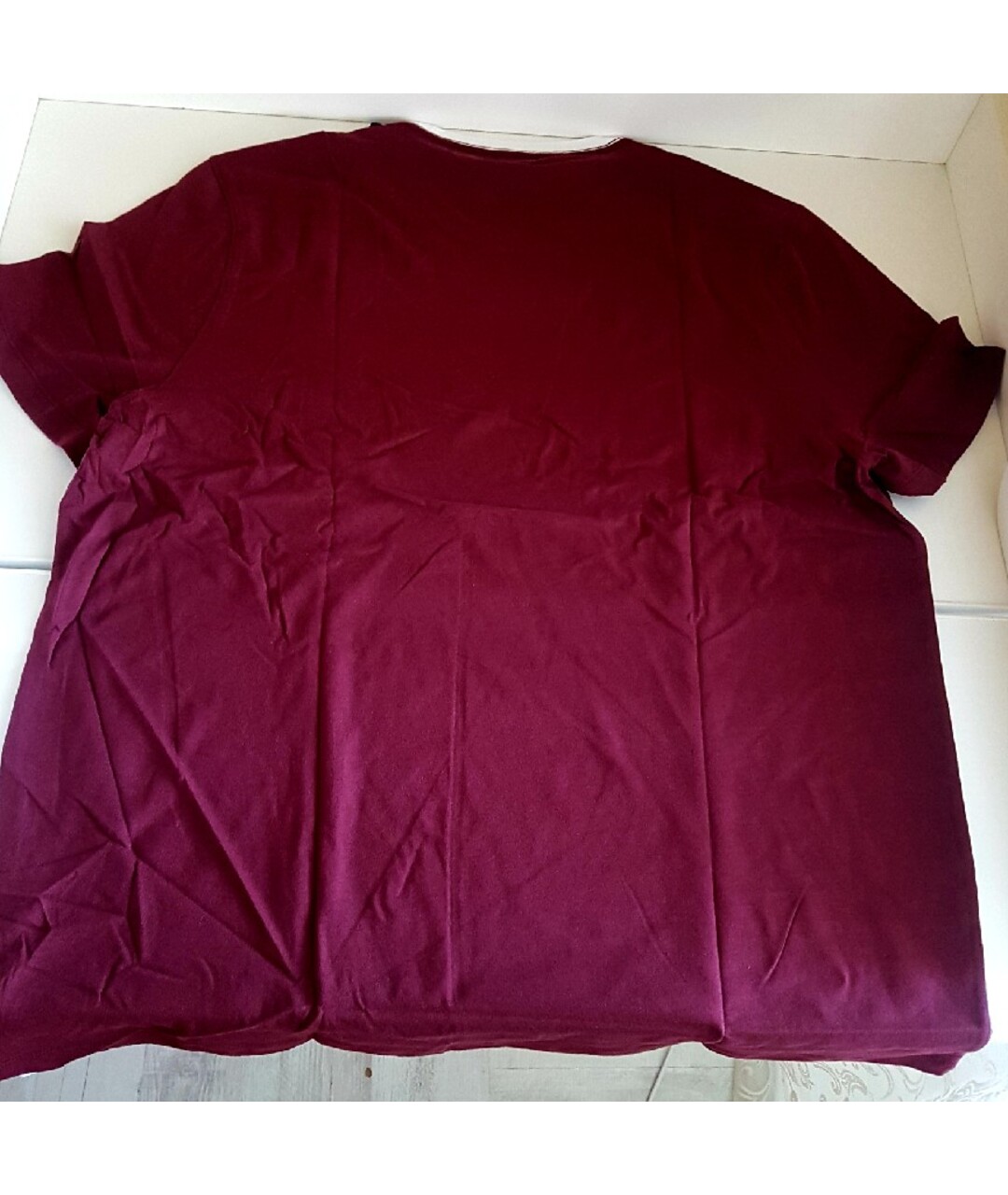 MICHAEL KORS Бордовая хлопко-полиэстеровая футболка, фото 2