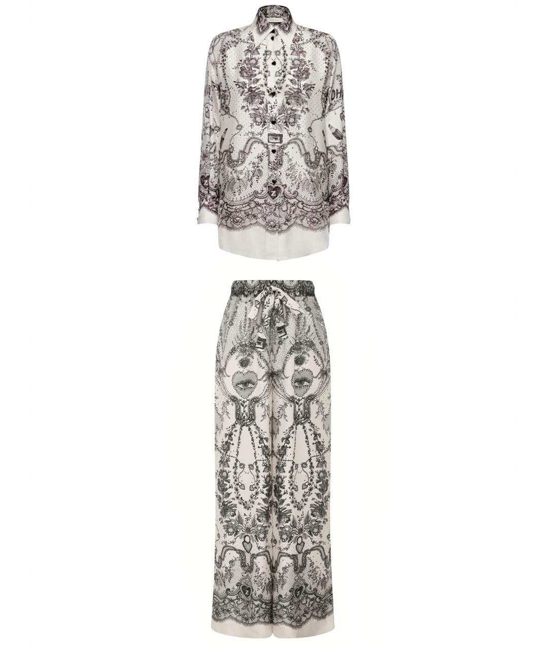 ZIMMERMANN Шелковый костюм с брюками, фото 1