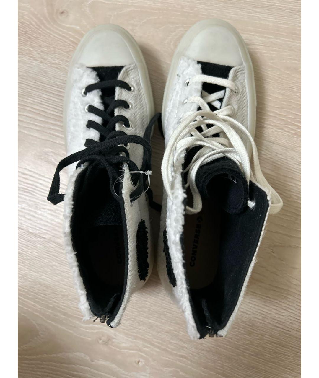 CONVERSE Белые кожаные кеды, фото 3