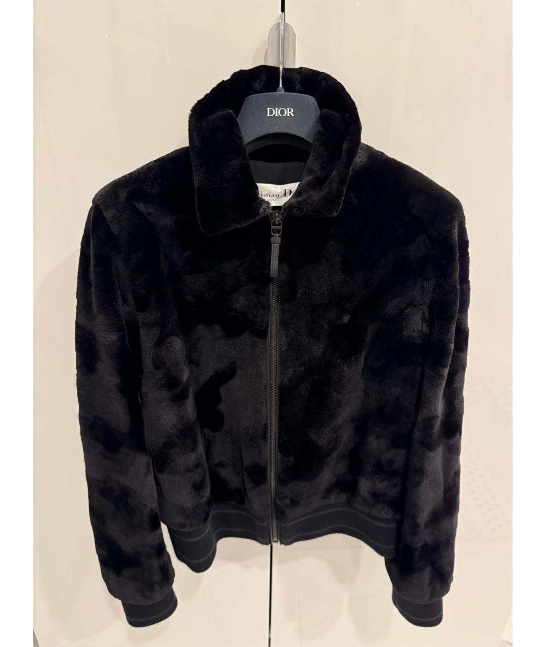 CHRISTIAN DIOR Черная меховая куртка, фото 4