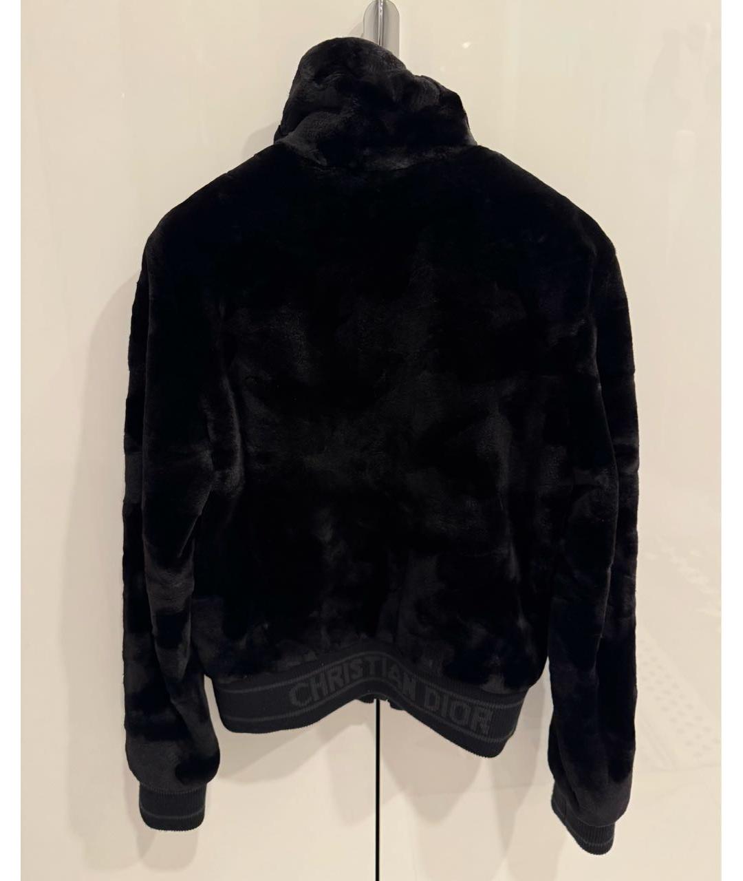 CHRISTIAN DIOR Черная меховая куртка, фото 2